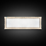 Lake Minocqua Wisconsin Framed Canvas Print, Lake House Decor, Panoramic Wall Art, Travel Poster, Scenic Landscape Painting, Living Room Decor