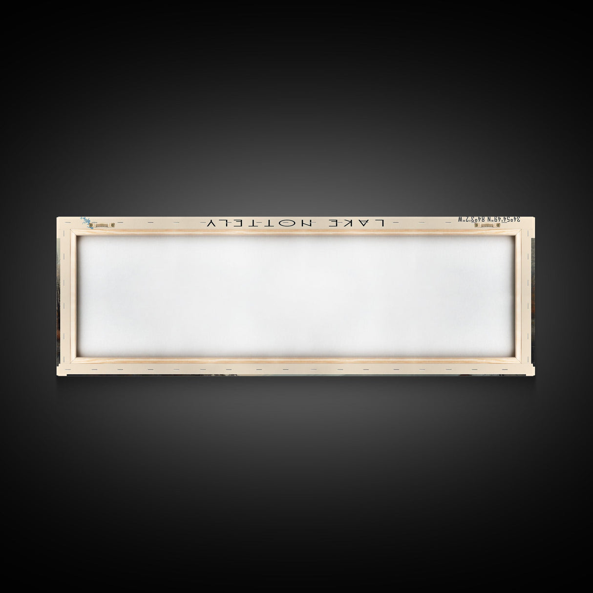 Lake Nottely Georgia Framed Canvas Print, Lake House Decor, Panoramic Wall Art, Travel Poster, Beautiful Landscape Painting, Rustic Art