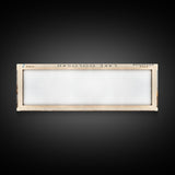 Lake Oologah Oklahoma Framed Canvas Print, Lake House Decor, Panoramic Wall Art, Travel Poster, Serene Landscape Painting, Bedroom Decor