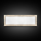 Lake Sabrina California Framed Canvas Print, Lake House Decor, Panoramic Wall Art, Travel Poster, Serene Landscape Painting, Rustic Art