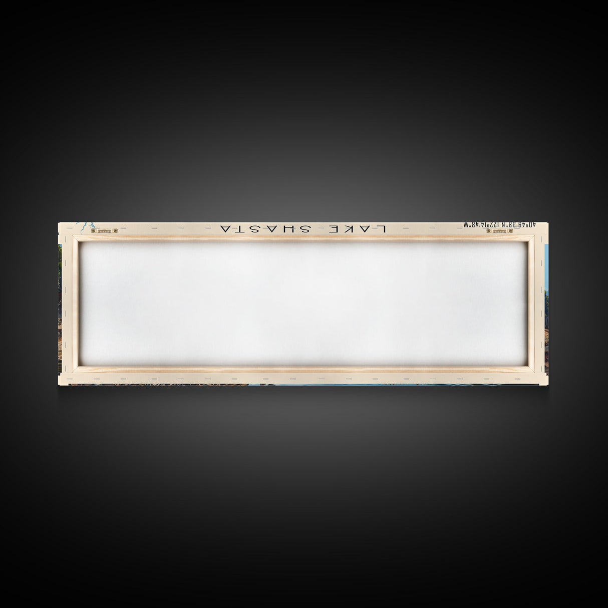 Lake Shasta, Boho Art, Beautiful Landscape, Travel Poster Art, Wall Art, Home Decor, Nature Scene, Lake Painting, Minimalist Art, Rustic Art, Travel Print, Framed Canvas Print, Lake House Decor, Panoramic Print