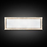 Lake Tarpon Florida Framed Canvas Print, Lake House Decor, Panoramic Wall Art, Travel Poster, Beautiful Landscape Painting, Living Room Decor