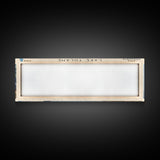 Lake Tulane Florida Framed Canvas Print, Lake House Decor, Panoramic Wall Art, Travel Poster, Landscape Painting, Bedroom Decor