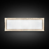 Lake Wanahoo Nebraska Framed Canvas Print, Lake House Decor, Panoramic Wall Art, Travel Poster, Landscape Painting, Bedroom Decor