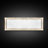 Lake Wappapello Missouri Framed Canvas Print, Lake House Decor, Panoramic Wall Art, Travel Poster, Scenic Landscape Painting, Contemporary Art