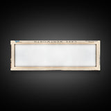 Lake Wentworth New Hampshire Framed Canvas Print, Lake House Decor, Panoramic Wall Art, Travel Poster, Scenic Landscape Painting, Rustic Art