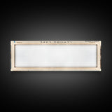 Lenore Lake Framed Canvas Print, Lake House Decor, Panoramic Wall Art, Travel Poster, Landscape Painting, Bedroom Decor