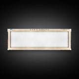 Sandy Lake Framed Canvas Print, Lake House Decor, Panoramic Wall Art, Travel Poster, Serene Landscape Painting, Bedroom Decor