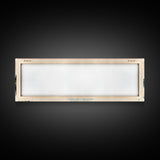 Atlin Lake British Columbia Framed Canvas Print, Panoramic Travel Poster, Midcentury Modern Wall Art, Pop Art, Bedroom Decor