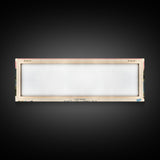 Big Chapman Lake Indiana Framed Canvas Print, Panoramic Travel Poster, Midcentury Modern Wall Art, Pop Art, Nature Lake House Art, Bedroom Decor