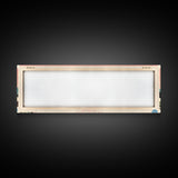 Big Glen Lake Michigan Framed Canvas Print, Panoramic Wall Art, Midcentury Modern, Pop Art, Travel Poster, Scenic Living Room Decor, Bedroom Art