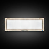 Big Sandy Lake Saskatchewan Framed Canvas Print, Panoramic Travel Poster, Midcentury Modern Wall Art, Pop Art, Lake House Decor, Nature Art