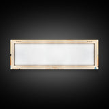 Big Spirit Lake Iowa Framed Canvas Print, Panoramic Wall Art, Midcentury Modern, Pop Art, Travel Poster, Scenic Lake House Art, Bedroom Decor