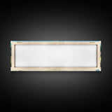 Big Trout Lake Ontario Framed Canvas Print, Panoramic Travel Poster, Midcentury Modern Wall Art, Pop Art, Nature Living Room Art, Lake House Decor