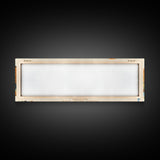 Blairs Valley Lake Maryland Framed Canvas Print, Panoramic Travel Poster, Midcentury Modern Wall Art, Pop Art, Nature Bedroom Art, Scenic Lake House Decor