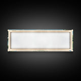 Blue Springs Lake Missouri Framed Canvas Print, Panoramic Wall Art, Midcentury Modern, Pop Art, Travel Poster, Scenic Living Room Art, Lake House Decor