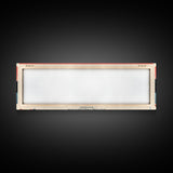 Boysen Reservoir Wyoming Framed Canvas Print, Panoramic Travel Poster, Midcentury Modern Wall Art, Pop Art, Nature Bedroom Decor, Scenic Lake House Art