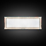 Branched Oak Lake Nebraska Framed Canvas Print, Pop Art Panoramic Travel Poster, Bedroom Decor, Midcentury Modern, Wall Art, Scenic Lake House