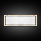 Broken Bow Lake Oklahoma Framed Canvas Print, Pop Art Panoramic Travel Poster, Midcentury Modern, Wall Art, Scenic Nature Painting, Bedroom Decor