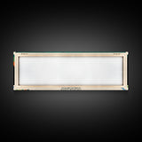 Candle Lake Saskatchewan Framed Canvas Print, Midcentury Modern Panoramic Wall Art, Living Room Decor, Pop Art, Travel Poster Art, Scenic Nature Painting