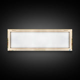 Canobie Lake New Hamphire Framed Canvas Print, Midcentury Modern Panoramic Wall Art, Living Room Decor, Pop Art, Travel Poster Art, Scenic Nature Painting