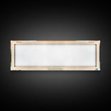 Canoe Lake Saskatchewan Framed Canvas Print, Midcentury Modern Panoramic Wall Art, Living Room Decor, Pop Art, Travel Poster Art, Scenic Nature Painting