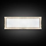 Carters Lake Georgia Framed Canvas Print, Pop Art Panoramic Travel Poster, Midcentury Modern, Wall Art, Scenic Nature Painting, Bedroom Decor, Living Room Art