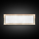 Cave Run Lake Kentucky Framed Canvas Print, Midcentury Modern Panoramic Wall Art, Living Room Decor, Pop Art, Travel Poster Art, Nature Art, Lake House Decor