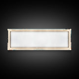 Cayuga Lake New York Framed Canvas Print, Pop Art Panoramic Travel Poster, Midcentury Modern, Wall Art, Scenic Nature Painting, Bedroom Decor, Living Room Art