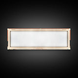 Cedar Creek Lake Kentucky Framed Canvas Print, Midcentury Modern Panoramic Wall Art, Living Room Decor, Pop Art, Travel Poster Art, Scenic Nature Painting, Lake House Decor