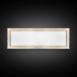 Chautauqua Lake New York Framed Canvas Print, Pop Art Panoramic Travel Poster, Midcentury Modern, Wall Art, Scenic Nature Painting, Bedroom Decor, Living Room Art