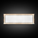 Colville Lake Northwest Territories Framed Canvas Print, Pop Art Panoramic Travel Poster, Bedroom Decor, Midcentury Modern, Wall Art, Scenic Lake House, Nature Art