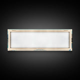 Convict Lake California Framed Canvas Print, Midcentury Modern Panoramic Wall Art, Living Room Decor, Pop Art, Travel Poster Art, Nature Art, Lake House Decor