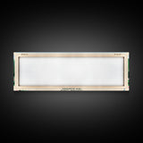 Conway Lake New Hamphire Framed Canvas Print, Pop Art Panoramic Travel Poster, Midcentury Modern, Wall Art, Scenic Nature Painting, Bedroom Decor, Living Room Art