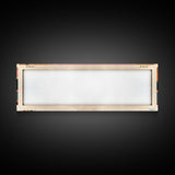 Deal Lake New Jersey Framed Canvas Print, Midcentury Modern Panoramic Wall Art, Living Room Decor, Pop Art, Travel Poster Art, Scenic Nature Painting