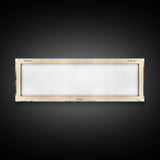 East Fork Lake Ohio Framed Canvas Print, Panoramic Wall Art, Midcentury Modern, Pop Art, Bedroom Decor, Travel Poster, Artistic Lake Painting