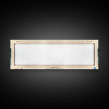 Echoing Lake Ontario Framed Canvas Print, Panoramic Art, Midcentury Modern, Pop Art, Bedroom Decor, Travel Poster, Lake View