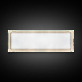 Flathead Lake Montana Framed Canvas Print, Panoramic Art, Midcentury Modern, Pop Art, Living Room Wall Art, Travel Poster, Lake View, Home Decor