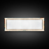 Fool Hollow Lake Arizona Framed Canvas Print, Panoramic Art, Midcentury Modern, Pop Art, Living Room Decor, Travel Poster, Lake Painting, Wall Art