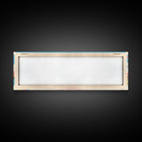 Fort Peck Lake Montana Framed Canvas Print, Panoramic Wall Art, Midcentury Modern, Pop Art, Bedroom Decor, Travel Poster, Nature Art, Artistic Decor