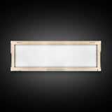 Goose Lake California Oregon Framed Canvas Print, Panoramic Wall Art, Midcentury Modern, Pop Art, Living Room Decor, Travel Poster, Lake View, Nature Art