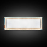 Great Salt Plains Lake Oklahoma Framed Canvas Print, Panoramic Art, Midcentury Modern, Pop Art, Bedroom Decor, Travel Poster, Lake House Art, Wall Art