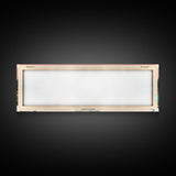 Hebgen Lake Montana Framed Canvas Print, Panoramic Wall Art, Midcentury Modern, Pop Art, Living Room Decor, Travel Poster, Nature Art, Lake House Art