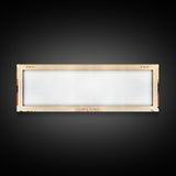 Homme Lake North Dakota Framed Canvas Print, Panoramic Wall Art, Midcentury Modern, Pop Art, Bedroom Decor, Travel Poster, Artistic Home Decor