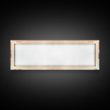 Honey Lake California Framed Canvas Print, Panoramic Art, Midcentury Modern, Pop Art, Living Room Wall Art, Travel Poster, Nature Decor