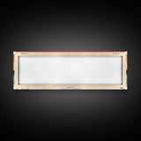 Idavain Lake Alaska Framed Canvas Print, Panoramic Wall Art, Midcentury Modern, Pop Art, Bedroom Decor, Travel Poster, Nature Art