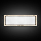 Jordan Lake North Carolina Framed Canvas Print, Panoramic Art, Midcentury Modern, Pop Art, Lake House Decor, Travel Poster, Living Room Art