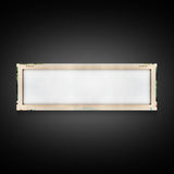 Jordan Pond Maine Framed Canvas Print, Panoramic Wall Art, Midcentury Modern, Pop Art, Bedroom Decor, Travel Poster, Artistic Home Decor