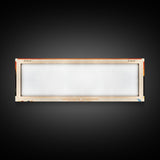 Lac Des Bois Northwest Territories Framed Canvas Print, Panoramic Art, Midcentury Modern, Pop Art, Living Room Wall Art, Travel Poster, Lake House Decor