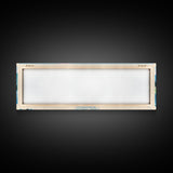 Lake Chelan Washington Framed Canvas Print, Panoramic Art, Midcentury Modern, Pop Art, Living Room Wall Art, Travel Poster, Lake House Decor